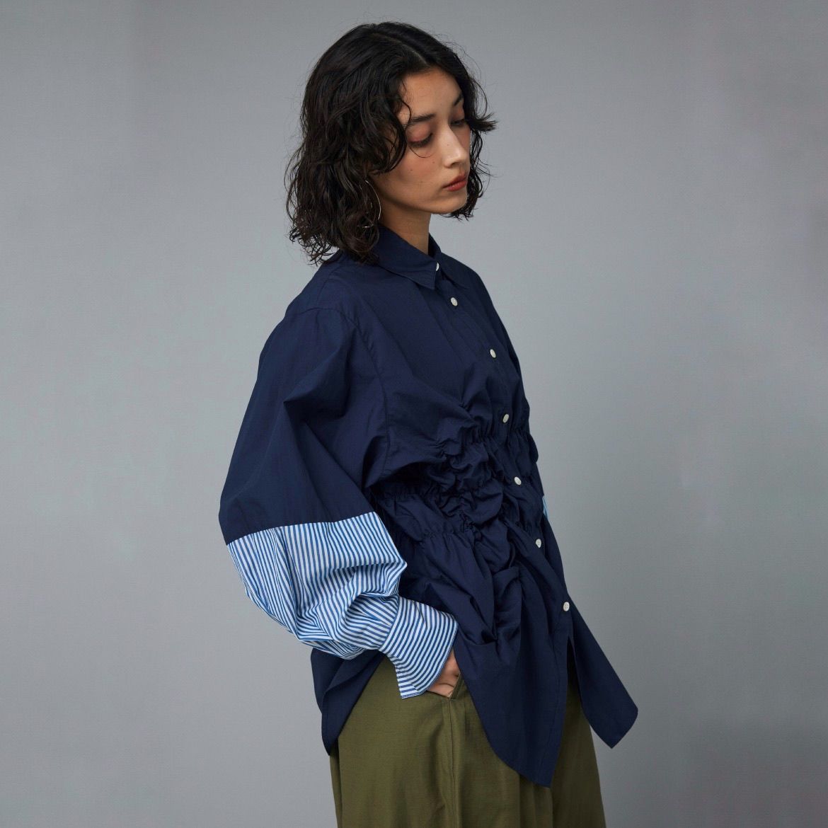 HeRIN.CYE - 【残り一点】Shirring Shirt | ACRMTSM ONLINE STORE