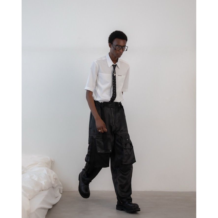 【残りわずか】"Humming Bird"Embroidary Flower Tie