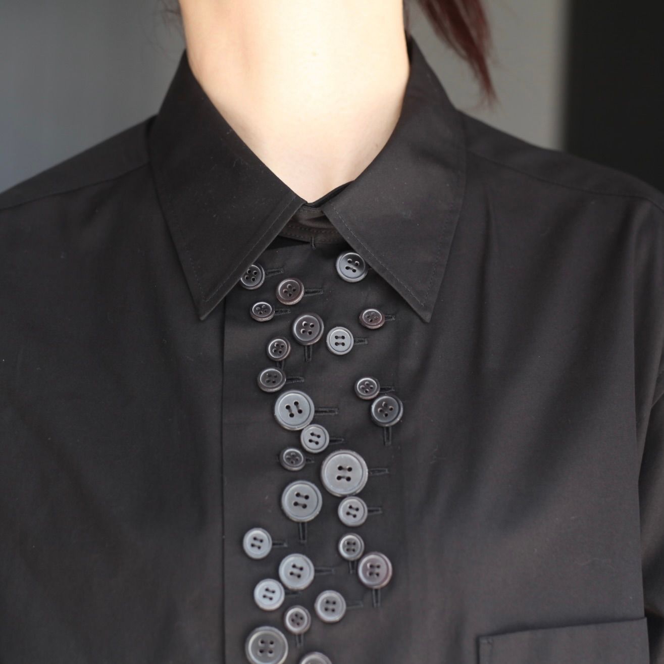 【残り一点】半袖釦多シャツ