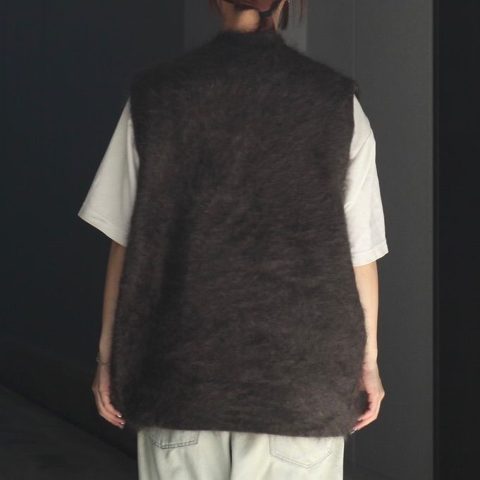 【残り一点】Cashmere Shaggy Knit Vest