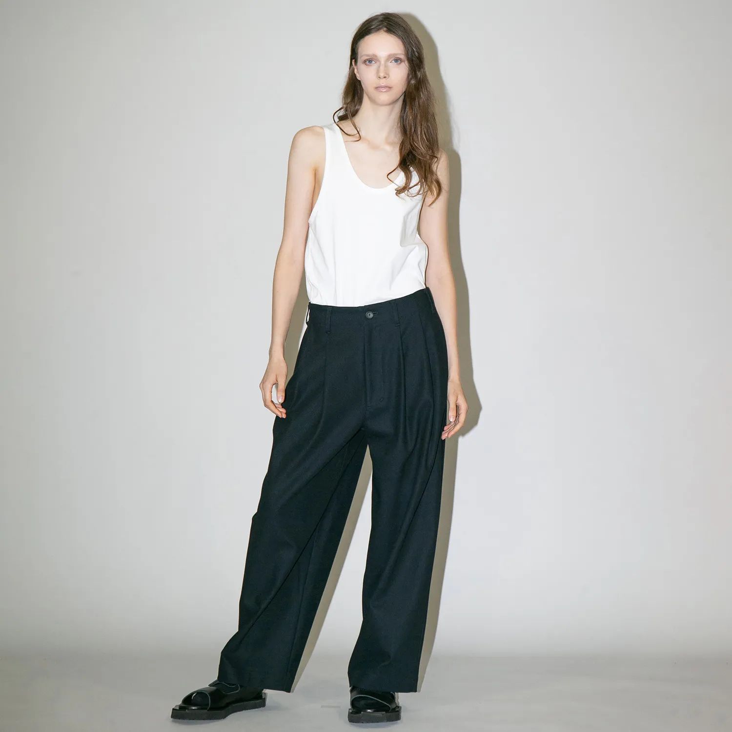 【残り一点】コットンツイルイージーパンツ