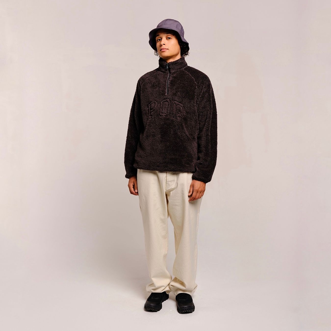 Pop Trading Company - 【残り一点】Arch Halfzip Fleece Sweat