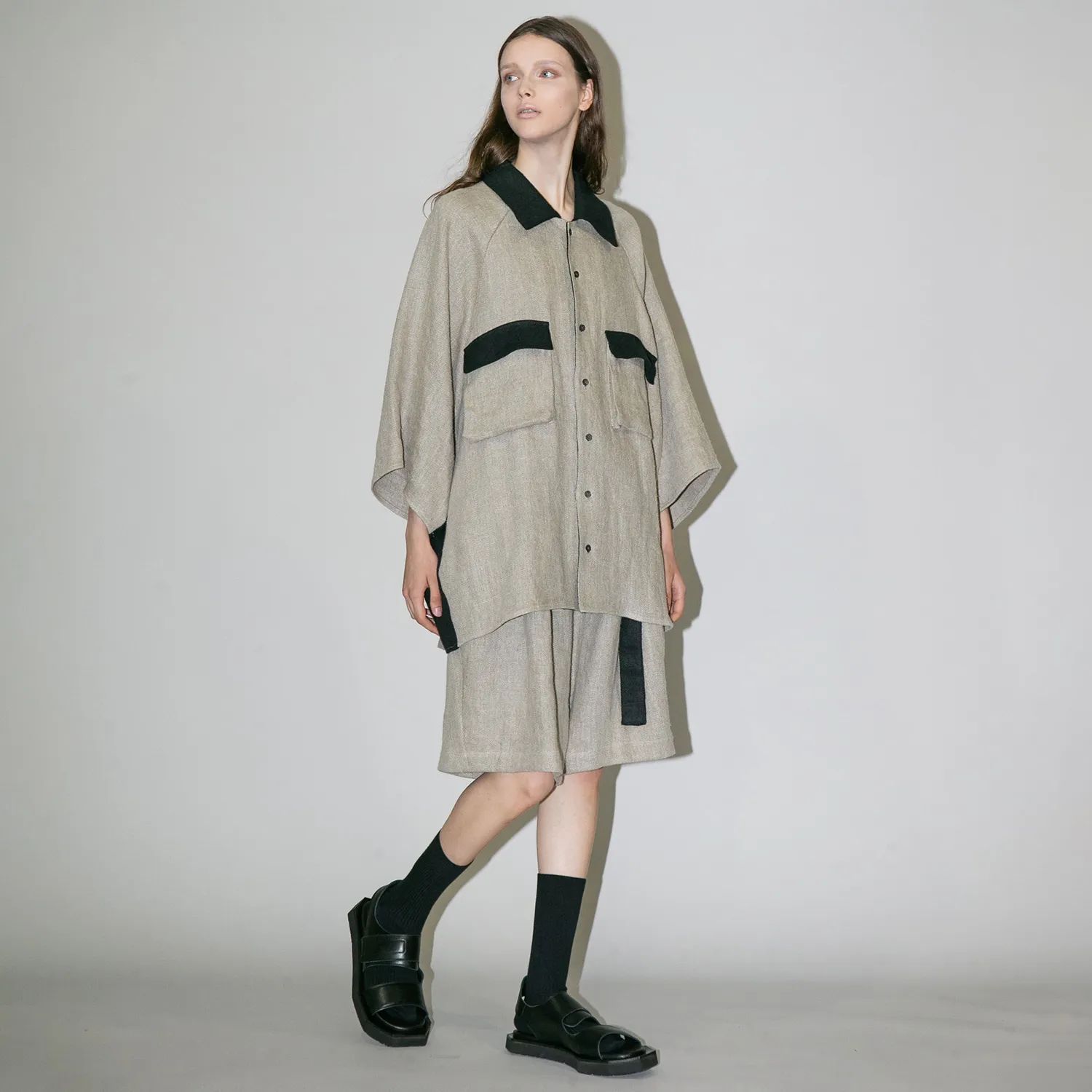 【残り一点】オーバーサイズレギュラーカラーシャツ S/S