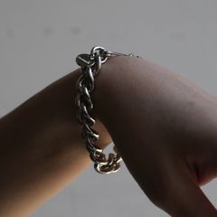 【残り一点】Chain Bracelet W/Pin(SILVER)