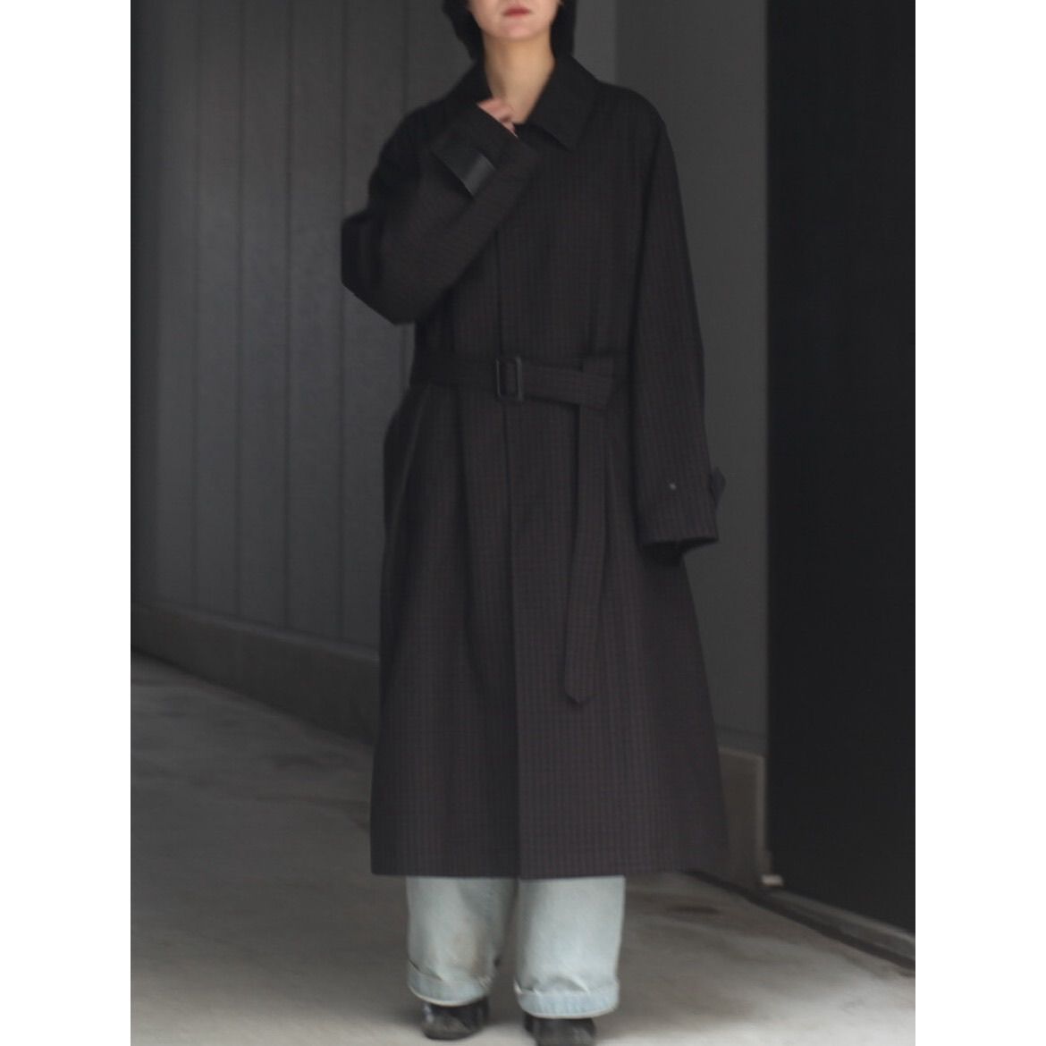 stein - 【残り一点】Oversized Balmacaan Coat | ACRMTSM ONLINE STORE