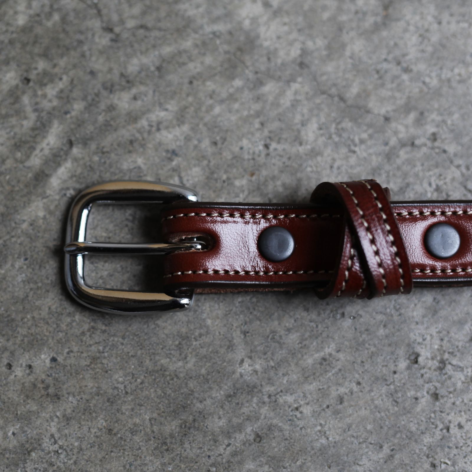 TORY LEATHER - 【残りわずか】Crossed Keeper Belts(OAKBARK