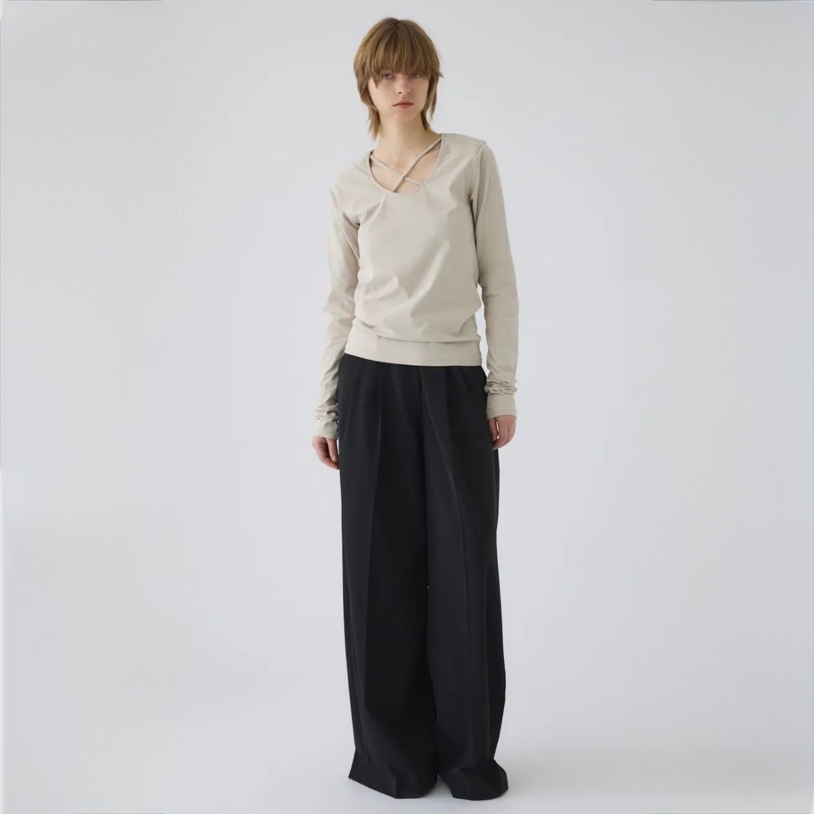 【残り一点】Cross Strap Skin Tops