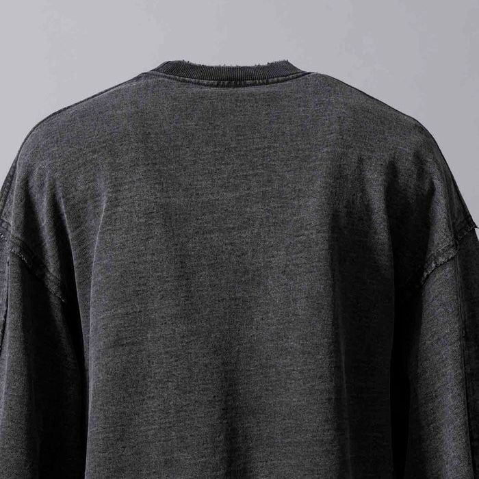 【残り一点】Prime-Over Chemical Over-Dye Sweat Crew Knit Pullover