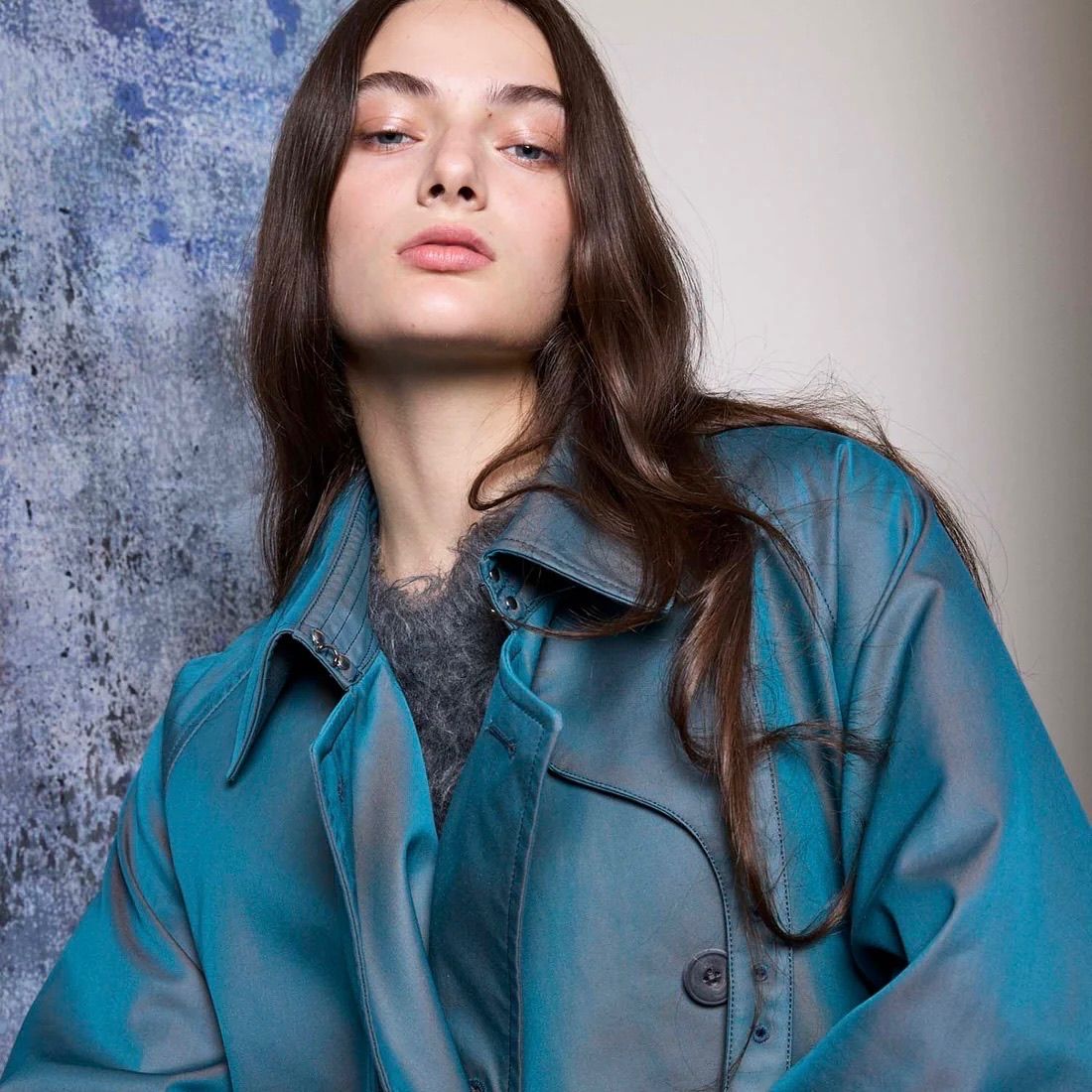 【残り一点】120/2/2 Suvin Cotton Gabardine Prime-Over Trench Coat