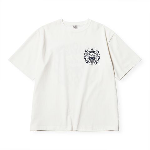 【残り一点】Vintage Type Flame Logo Pinstriping S/S Tee