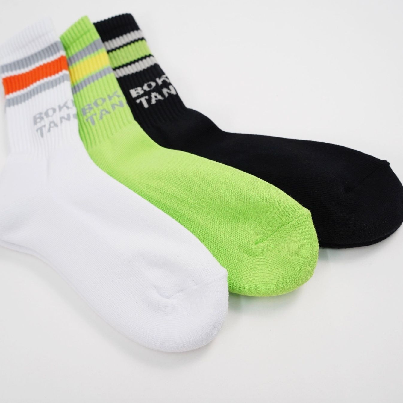 【残りわずか】Boku Tano Socks(3LINE PILE CREW)