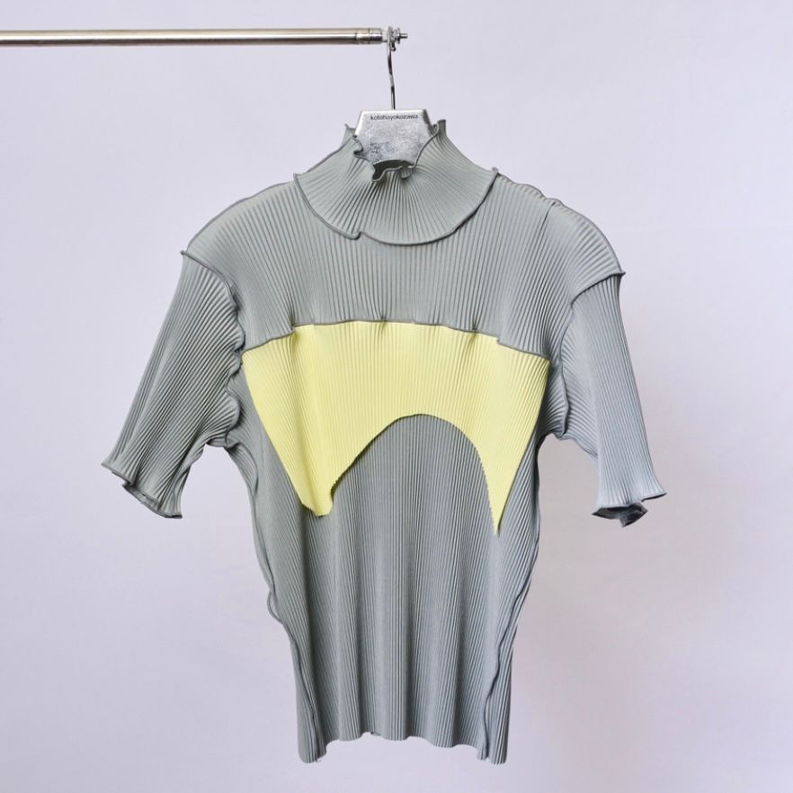 【残り一点】Todo Wave Top Short Sleeve High Neck