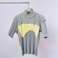 【残り一点】Todo Wave Top Short Sleeve High Neck