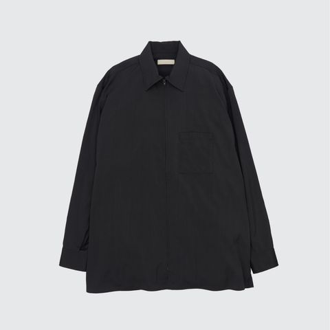 【残り一点】Silk Nylon Zip Shirt