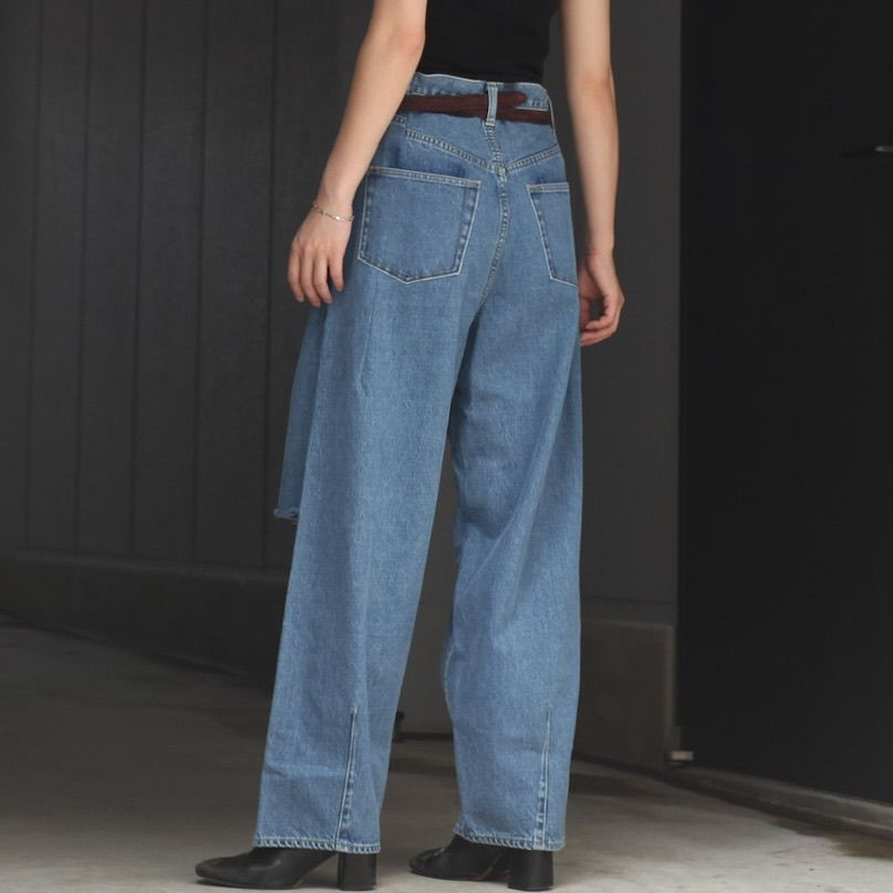 ssstein - 【残りわずか】Vintage Reproduction Damage Wide Denim Jeans | ACRMTSM  ONLINE STORE