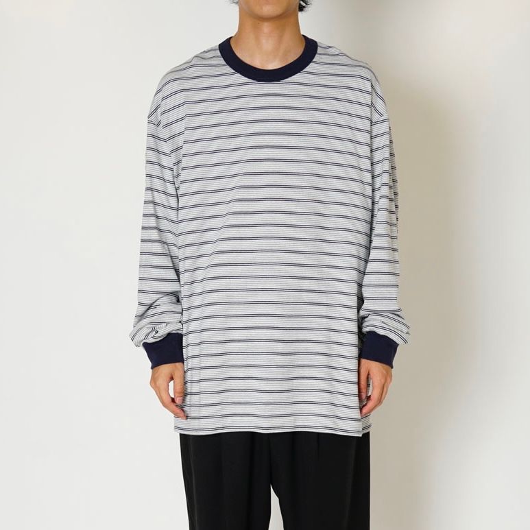 UNIVERSAL PRODUCTS - 【残りわずか】Multi Border L/S T-shirt