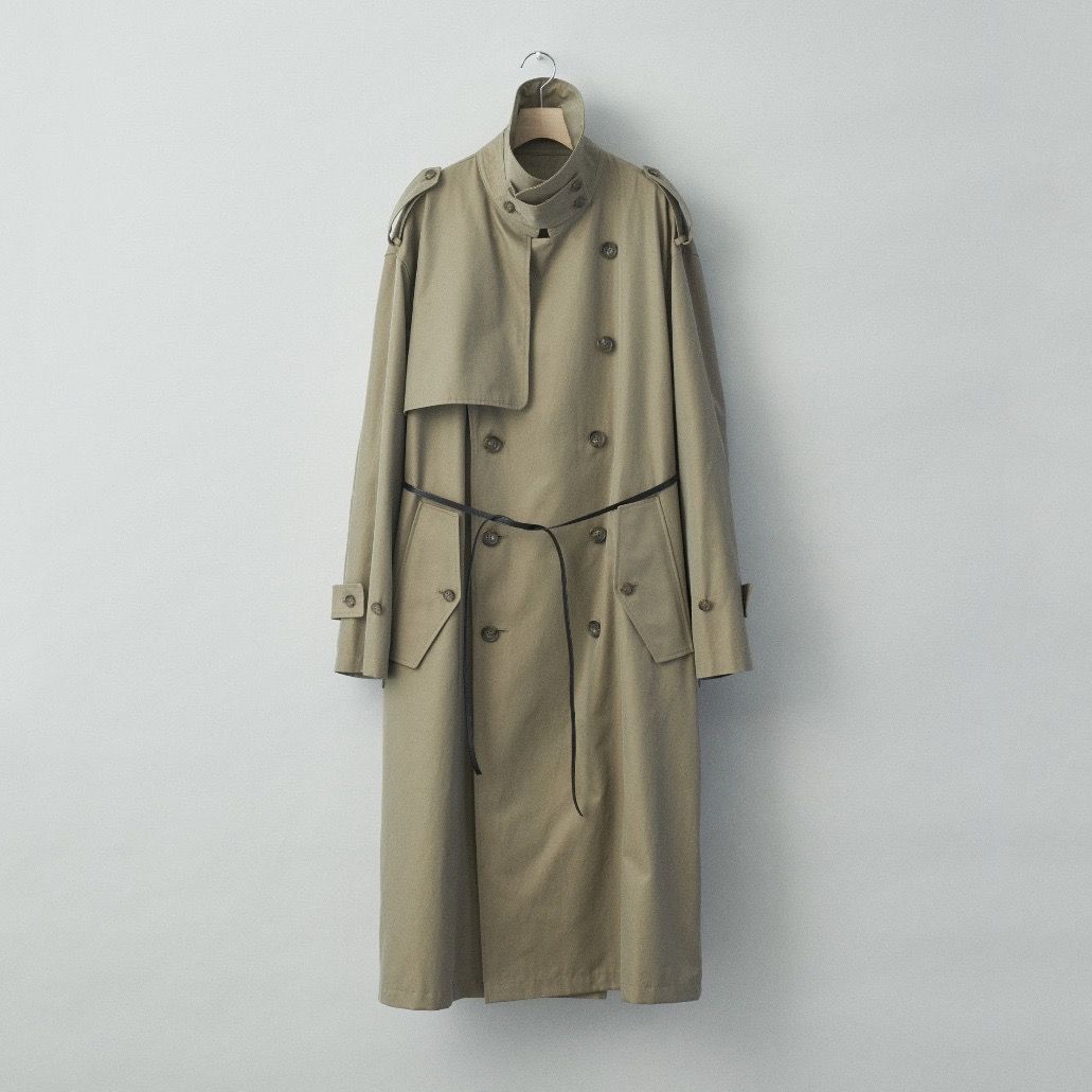 メーカー直送】 stein OVERSIZED COAT トレンチコート タグ付き TRENCH