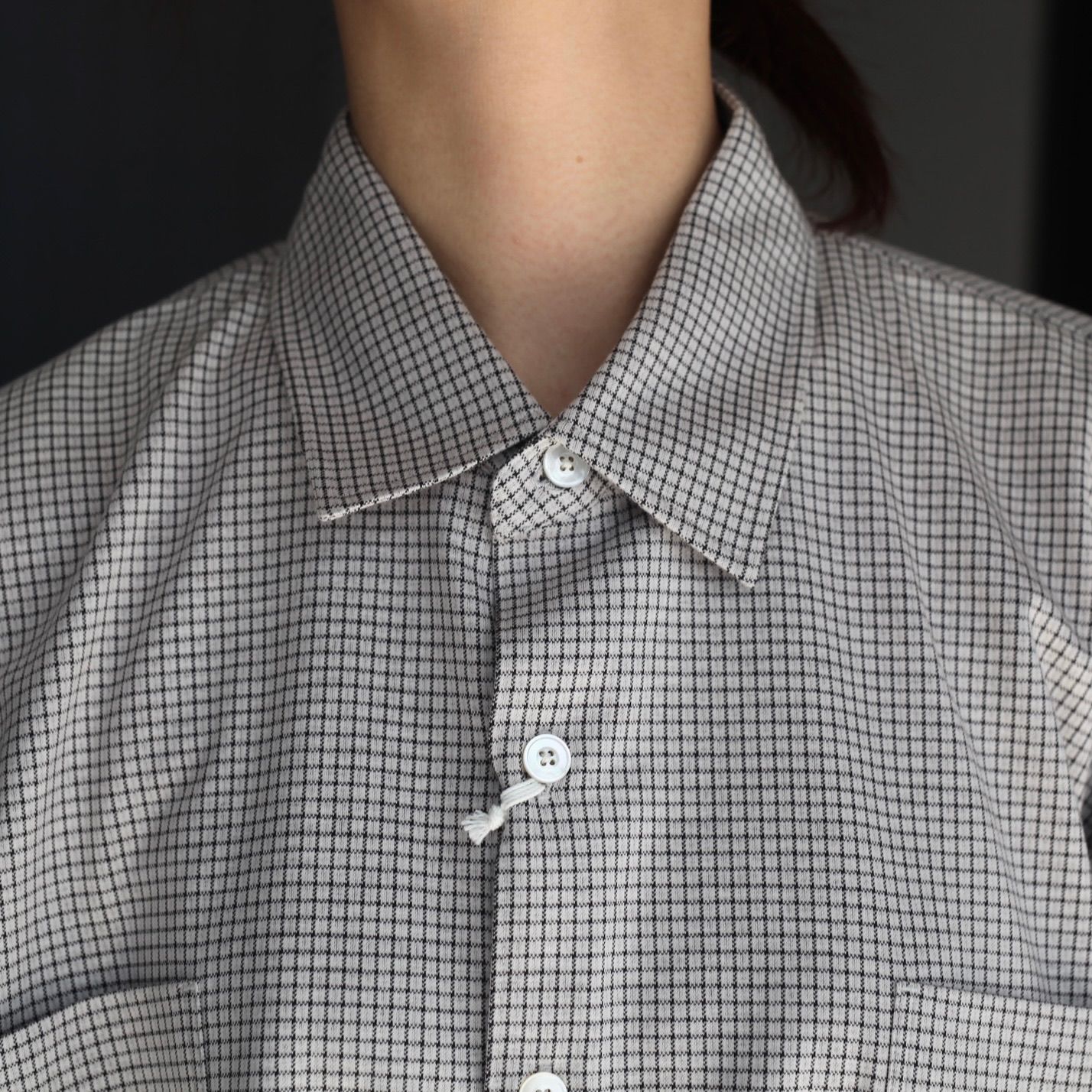 【残り一点】36G Check Balise Shirt