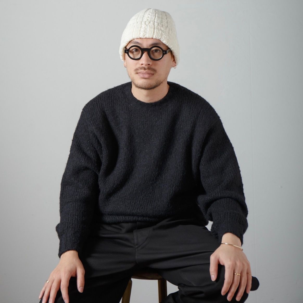 【残り一点】Insideout Cable Knit Cap