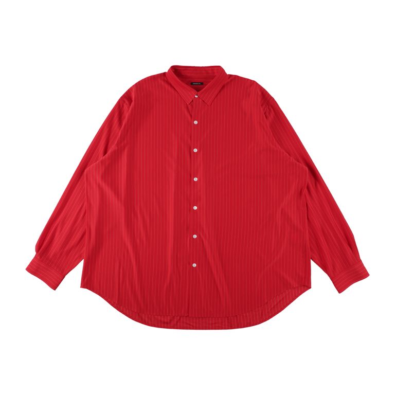 【残り一点】36G Silk Stripe Atmosphere LS Shirt