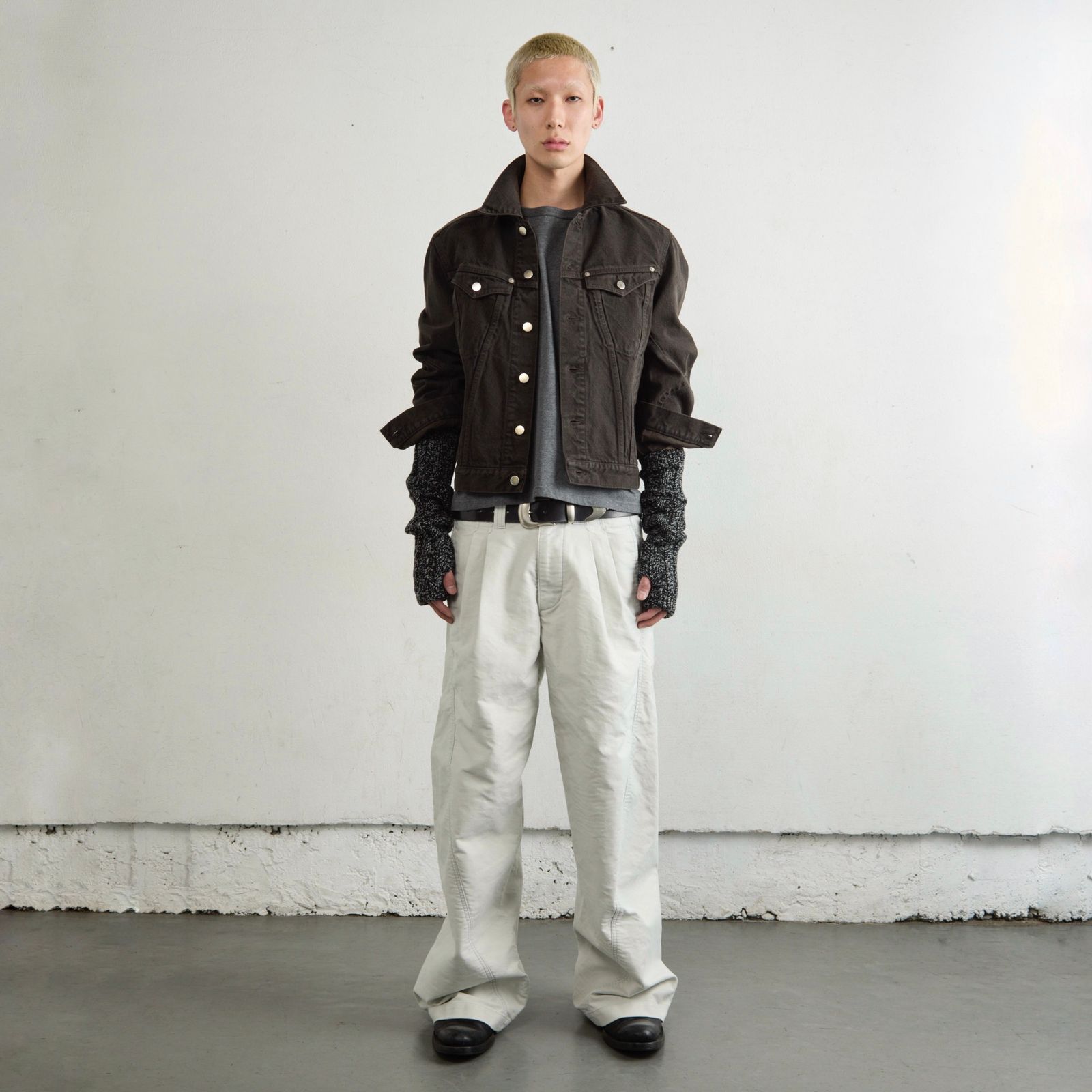 【残り一点】Tucked Wide Leg Trousers