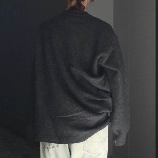 【残り一点】Extra Fine Wool Knit Deformed LS