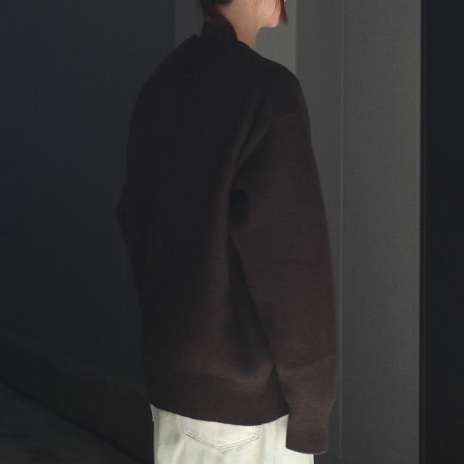 【残りわずか】Extra Fine Wool Warm Knit Crew Neck LS