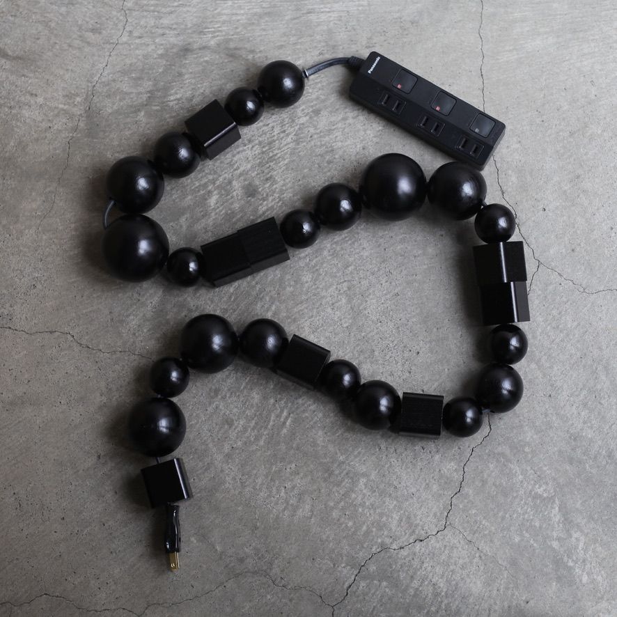 BLESS - 【残りわずか】Cable Jewelry Multiplug_1.4m(WOODEN ELEMENTS