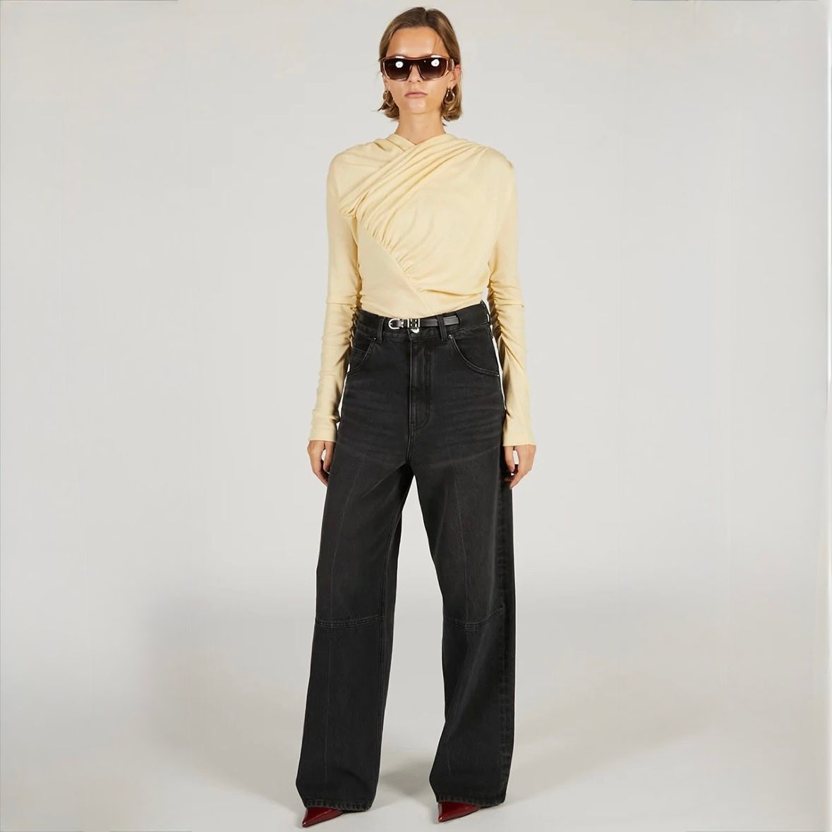 【残り一点】ストレートデニムパンツ