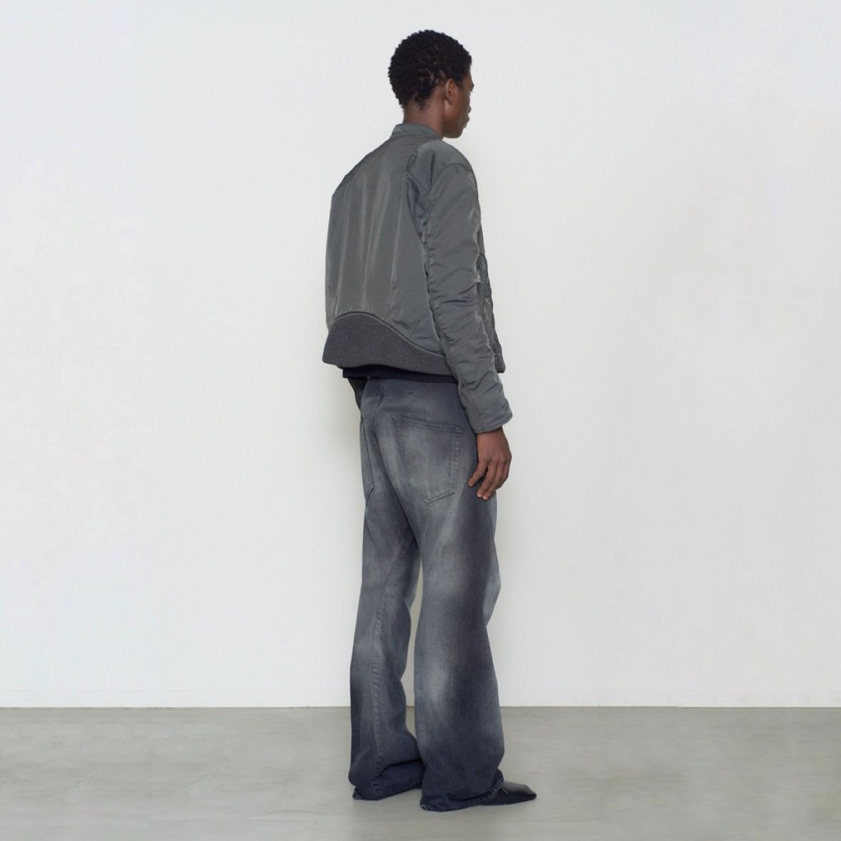 【残り一点】Panelled Padded Moto Jacket