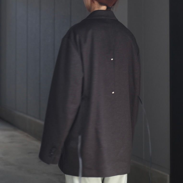 【残り一点】Pure Cashmere Back Slash Peak Lapel Jacket