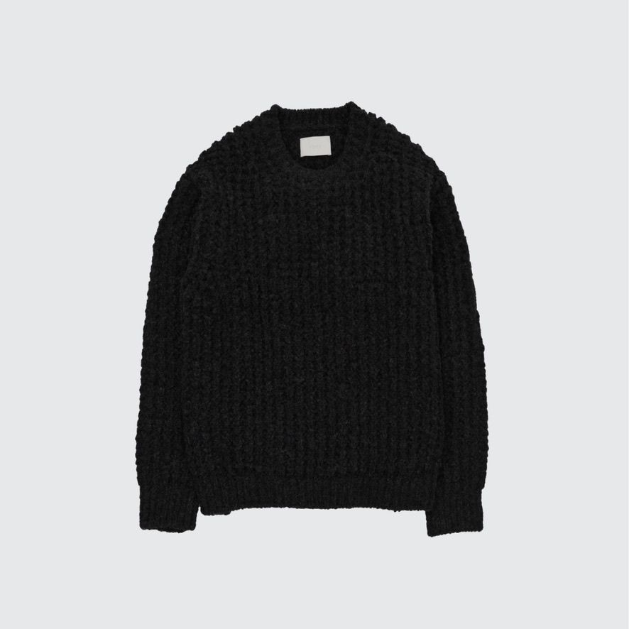 【残り一点】Baby Alpaca Big Waffle Sweater