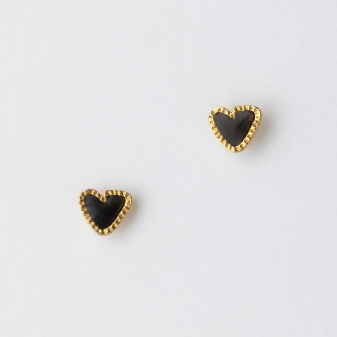 【残り一点】YU-KIN Tiny Heat Earrings(両耳用）