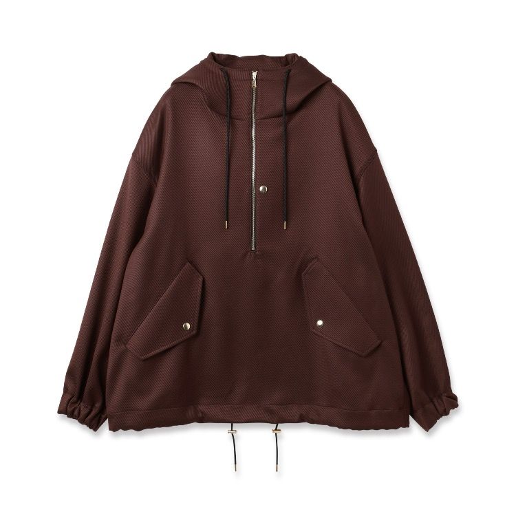 【残り一点】Double Cloth Kersey Half Zip Anorak Hoodie