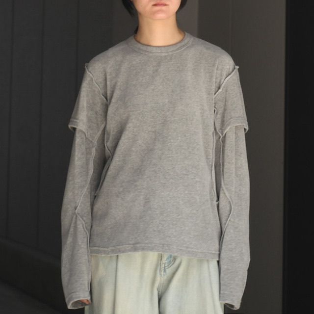 【残りわずか】Velour Double Layer Long Sleeve T-shirt