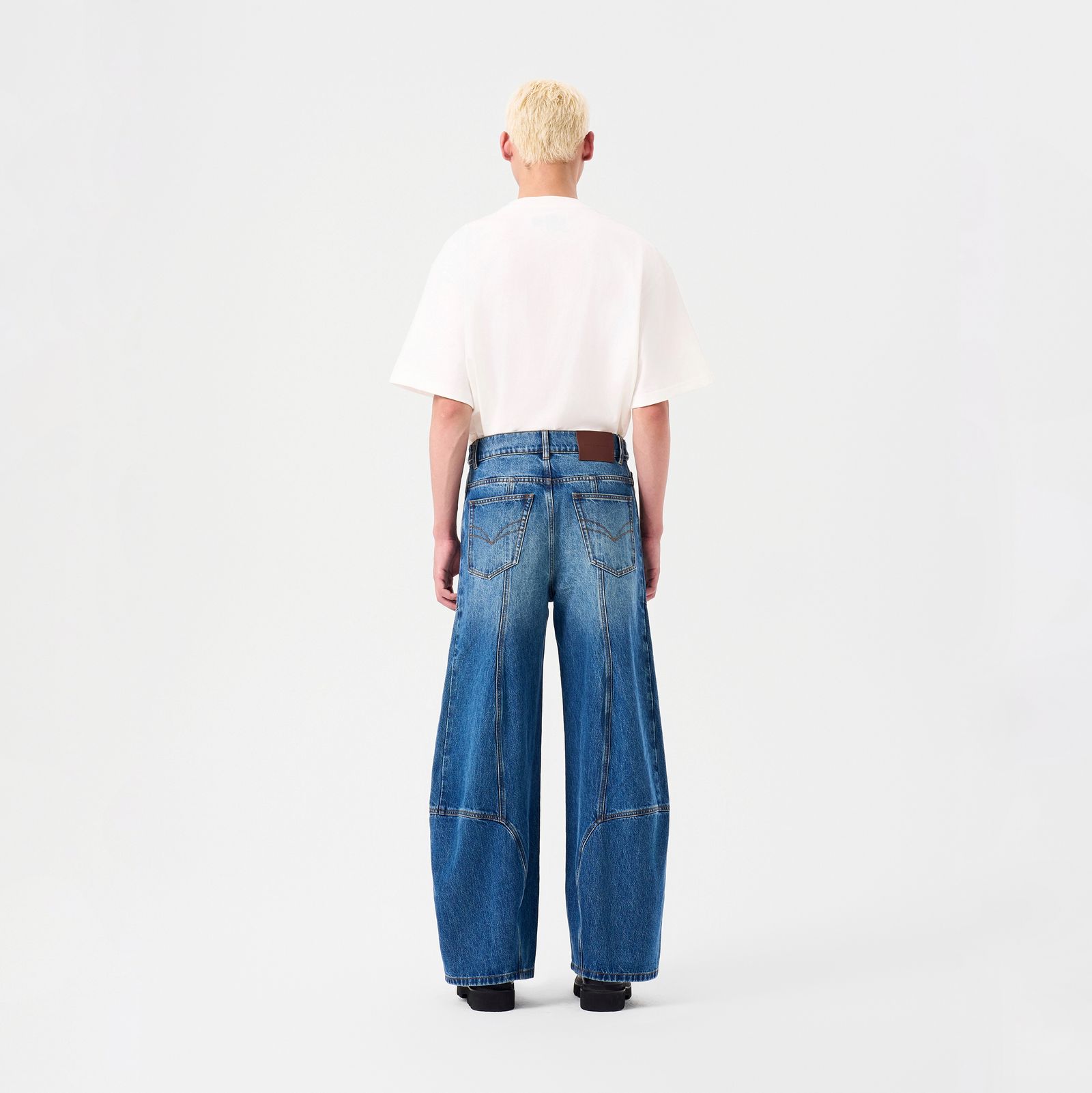 【残り一点】Patched Denim Trousers