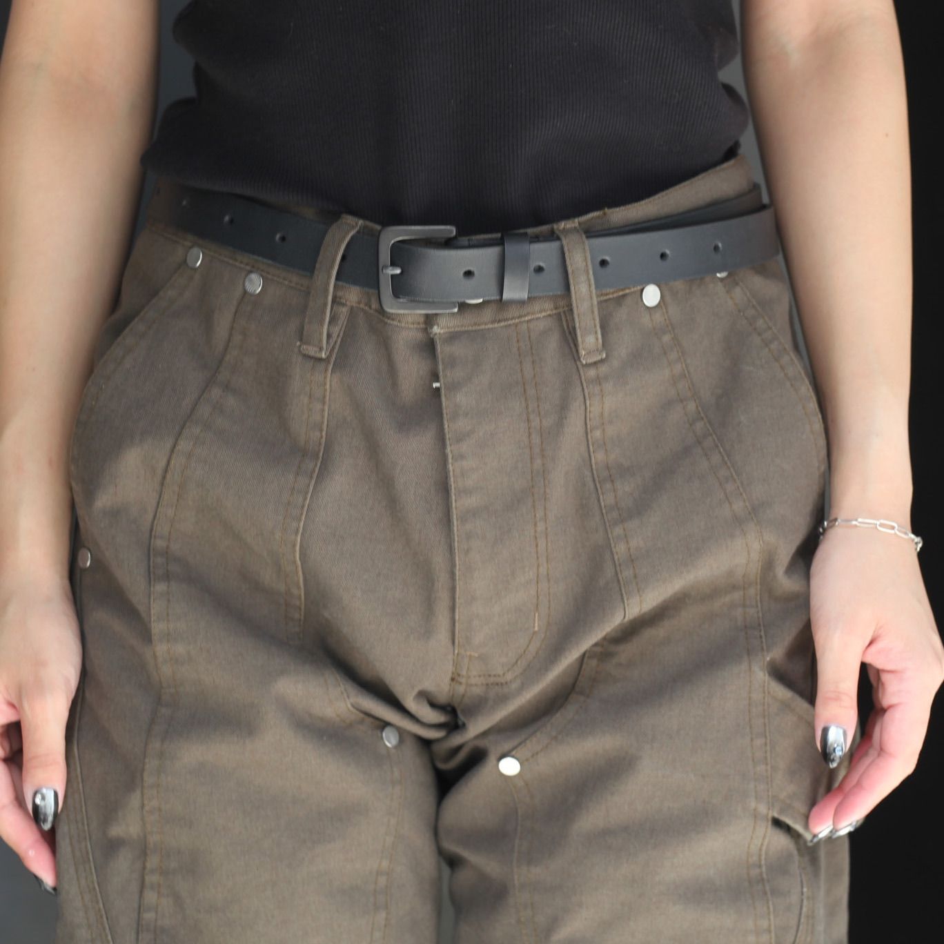 【残り一点】Curved Leg Double Knee Work Pants