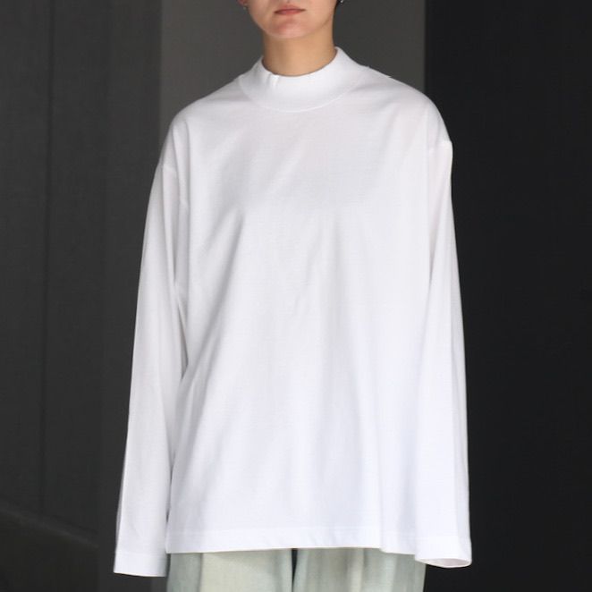【残りわずか】12/- Air Spinning Mockneck T-shirt