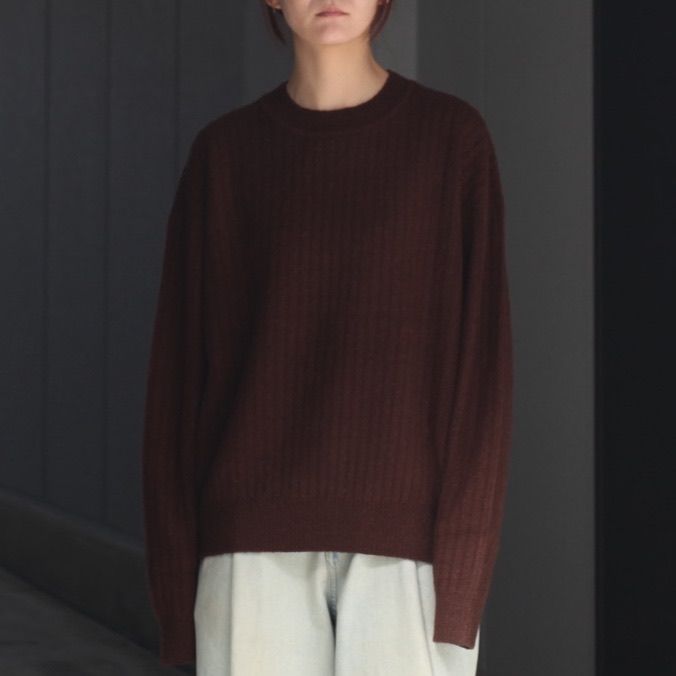 【残り一点】WO/CA Rib Pullover