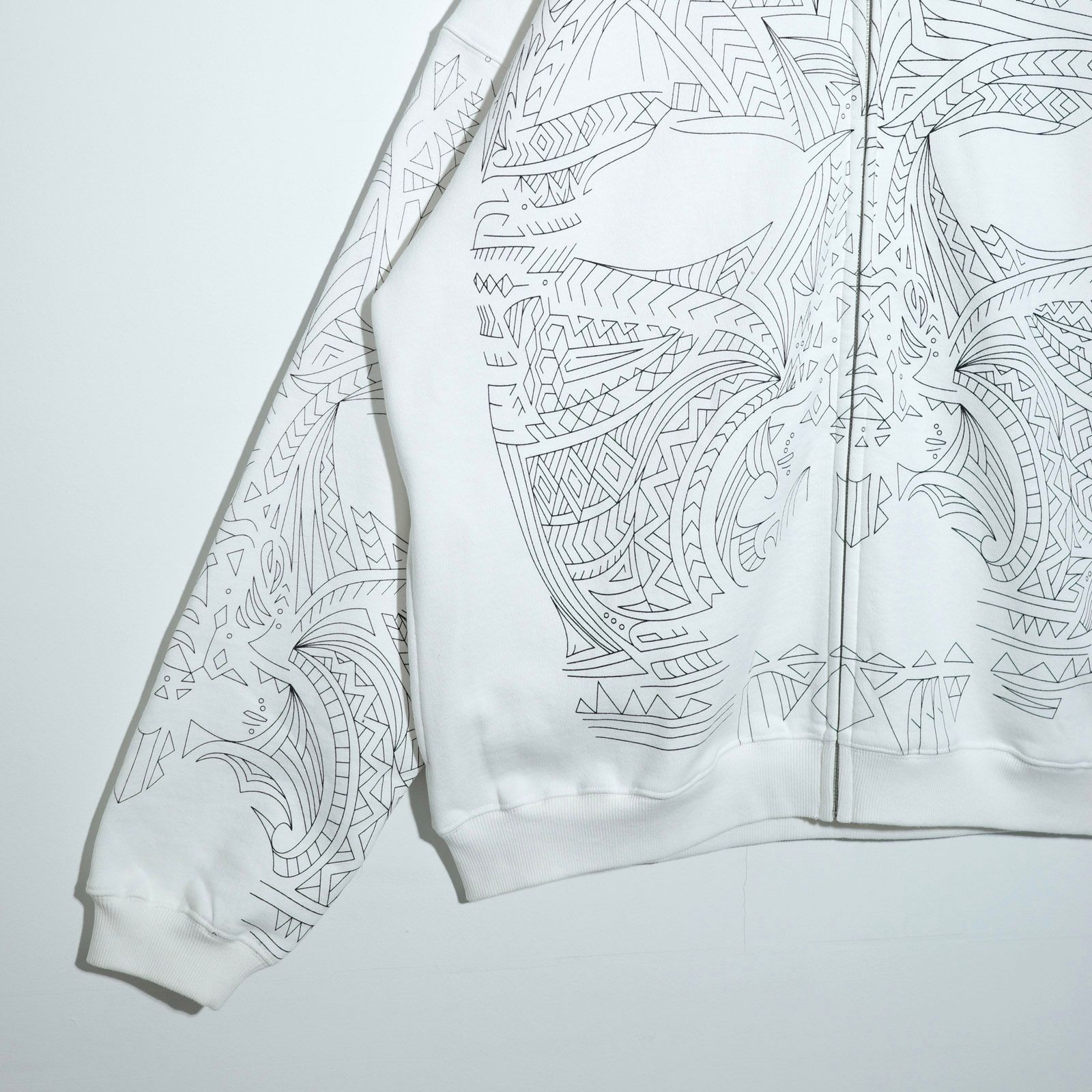 【残り一点】Face Zip Sweat Hoodie