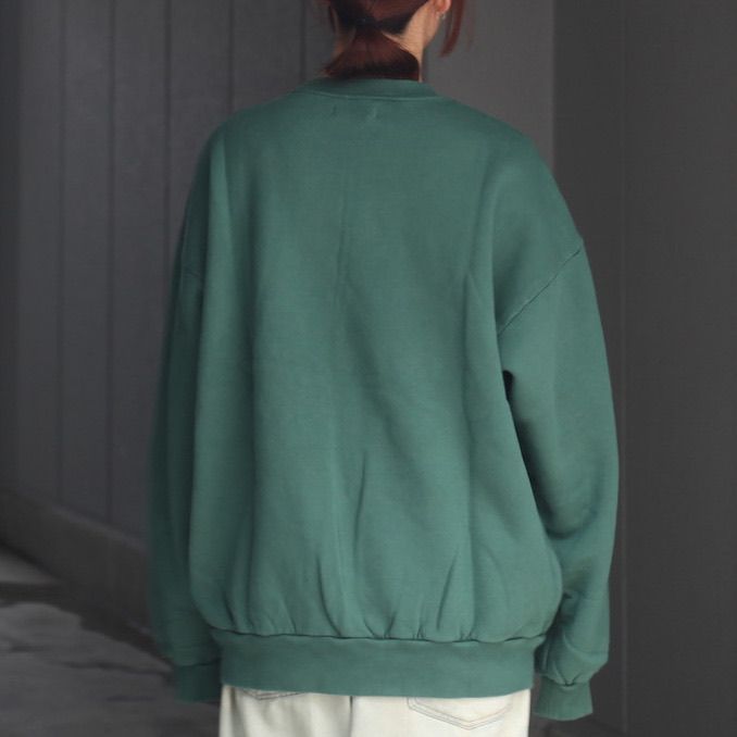 【残り一点】Pigment Dyed Crew Neck Sweatshirt