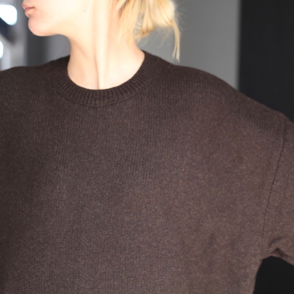 stein - 【残りわずか】EX Fine Lambs Crew Neck Knit LS | ACRMTSM