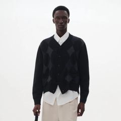 【残り一点】Boiled Wool Argyle Sweater