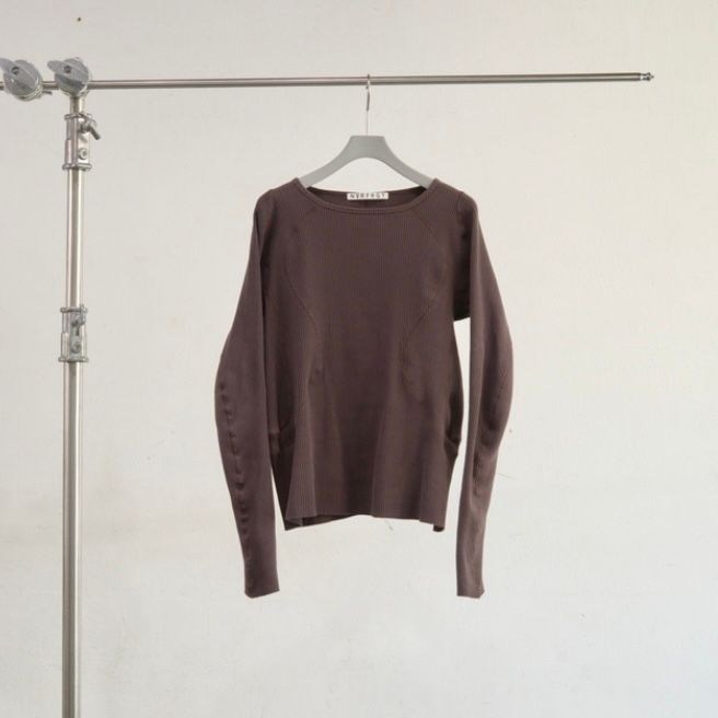 【残りわずか】Panelled Ribbed Long Sleeve T-shirt