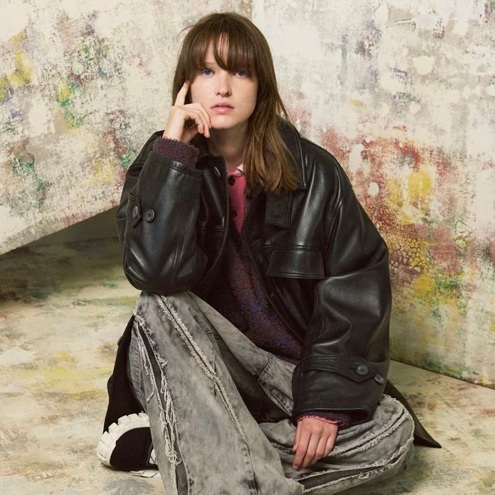 【残り一点】Sheep Leather Car Coat