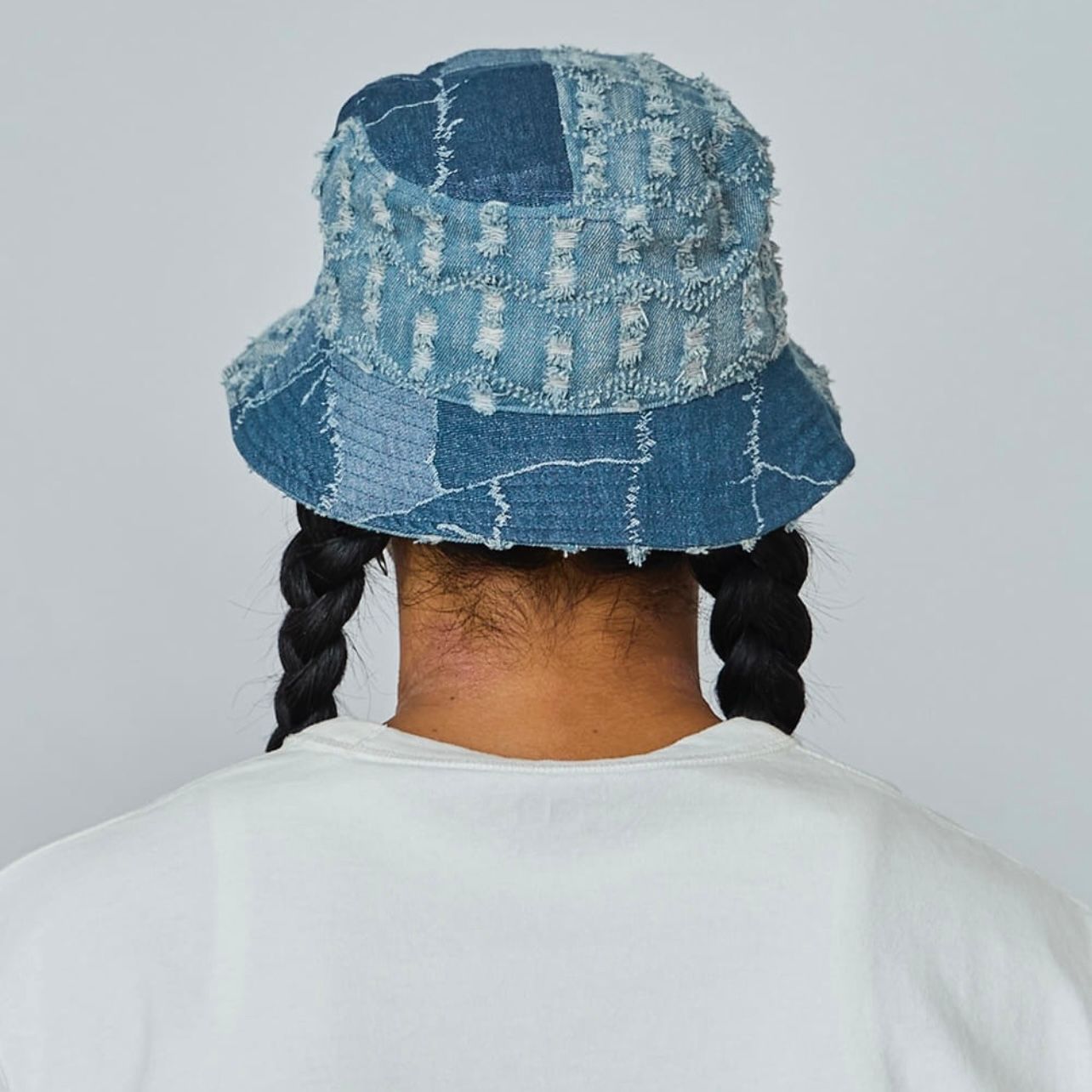 【残り一点】Denim Mashup Bucket