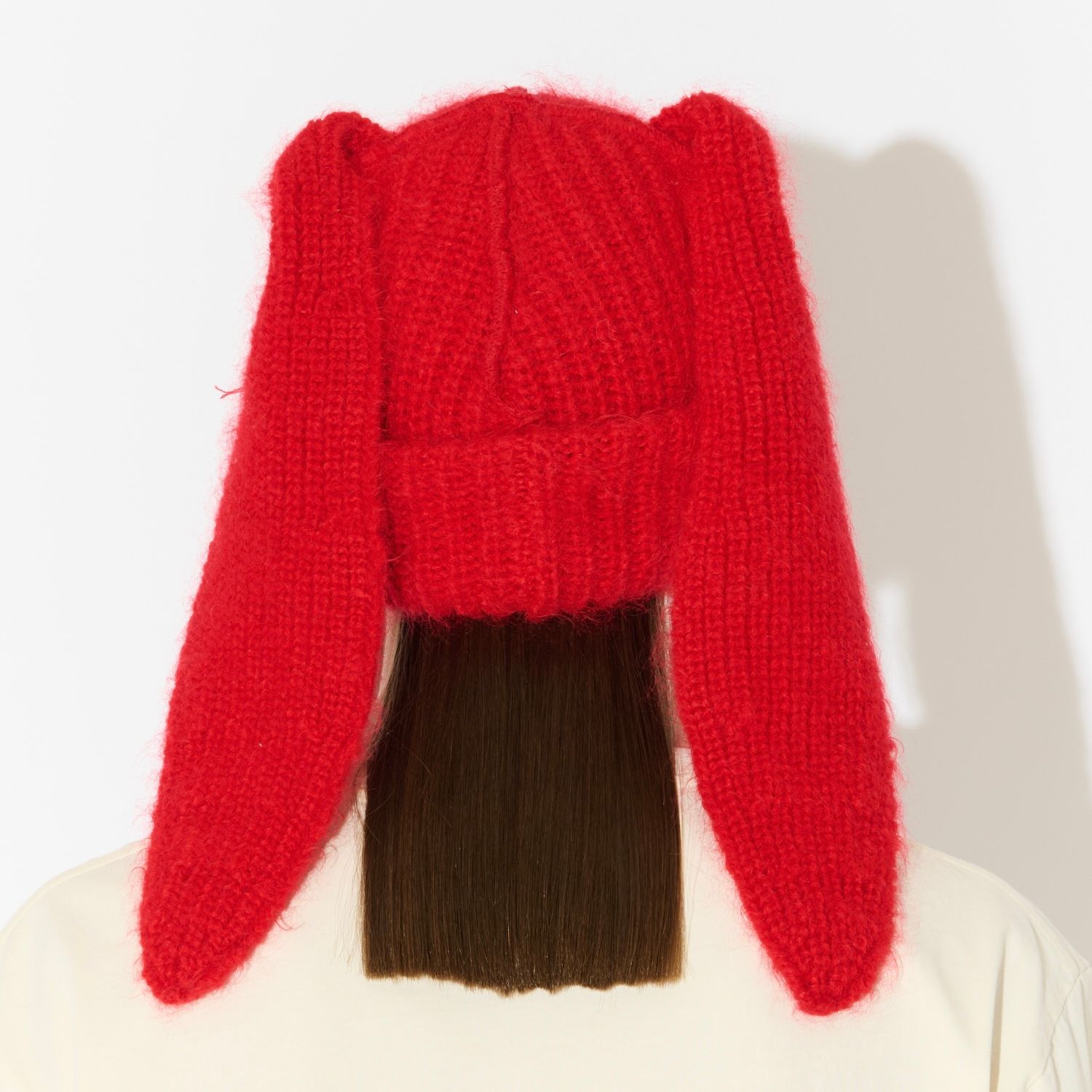 【残り一点】Mohair Chunky Rabbit Beanie