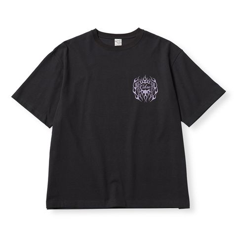 【残り一点】Vintage Type Flame Logo Pinstriping S/S Tee