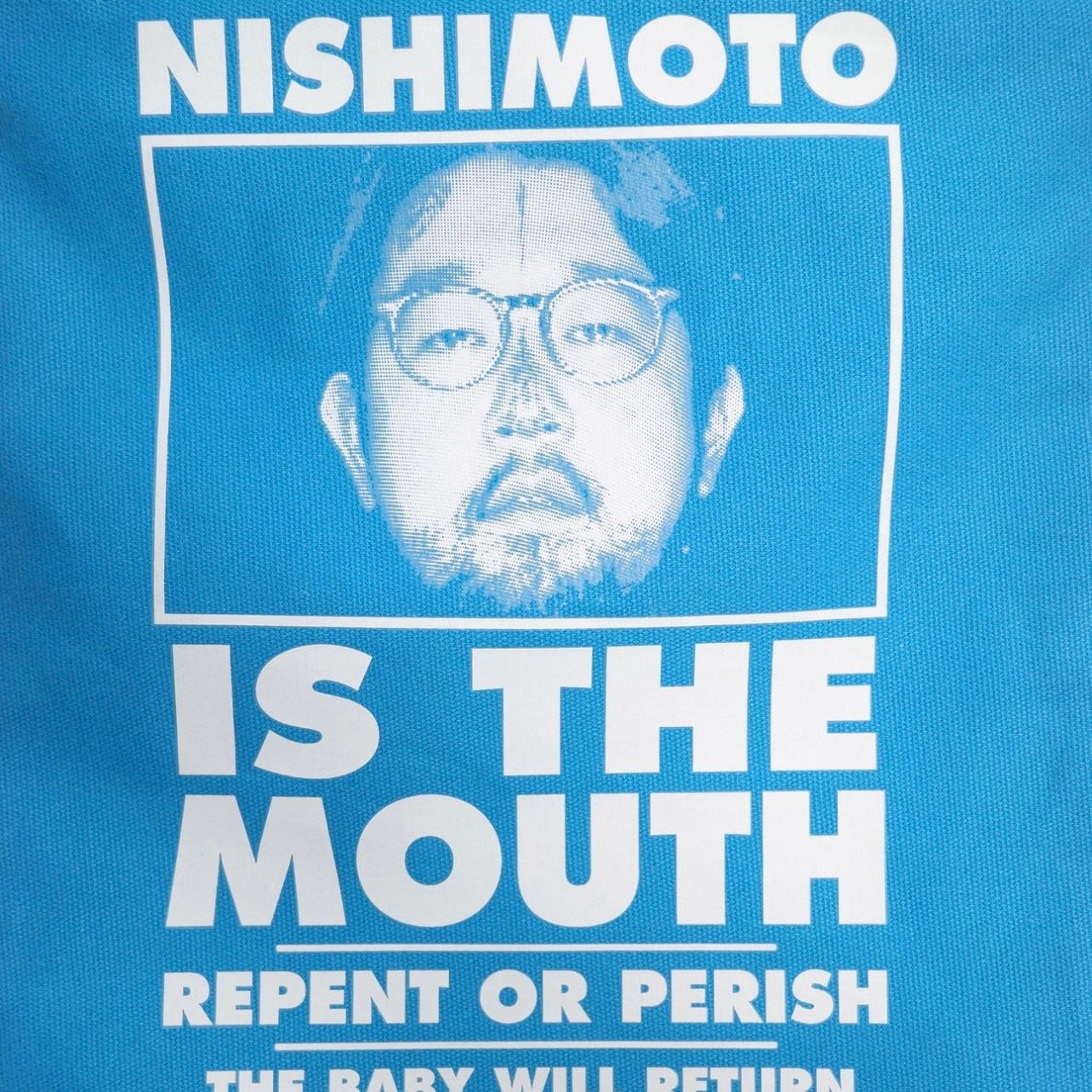 【残り一点】Big Drawstring Bag(BLUE)