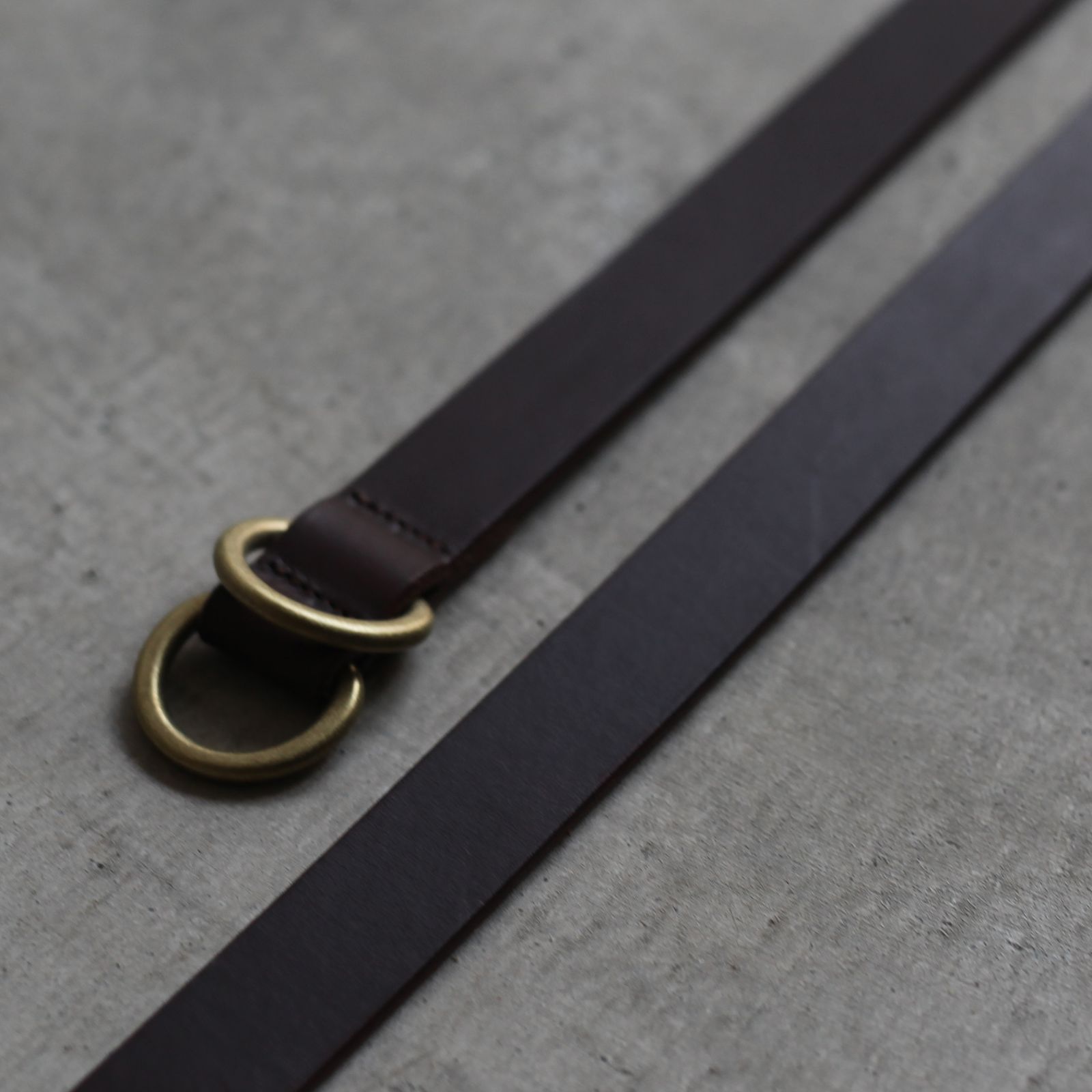 YOKO SAKAMOTO - 【再販売通知受付可能】Ring Belt Slim(BROWN